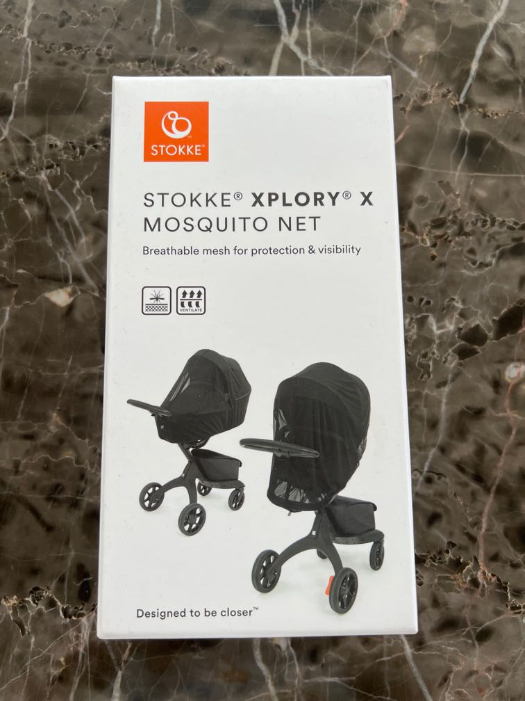 Stokke Xplory X Mosquito Net (Black), 兒童＆孕婦用品, 外出用品, 外出用品 嬰兒車 Carousell
