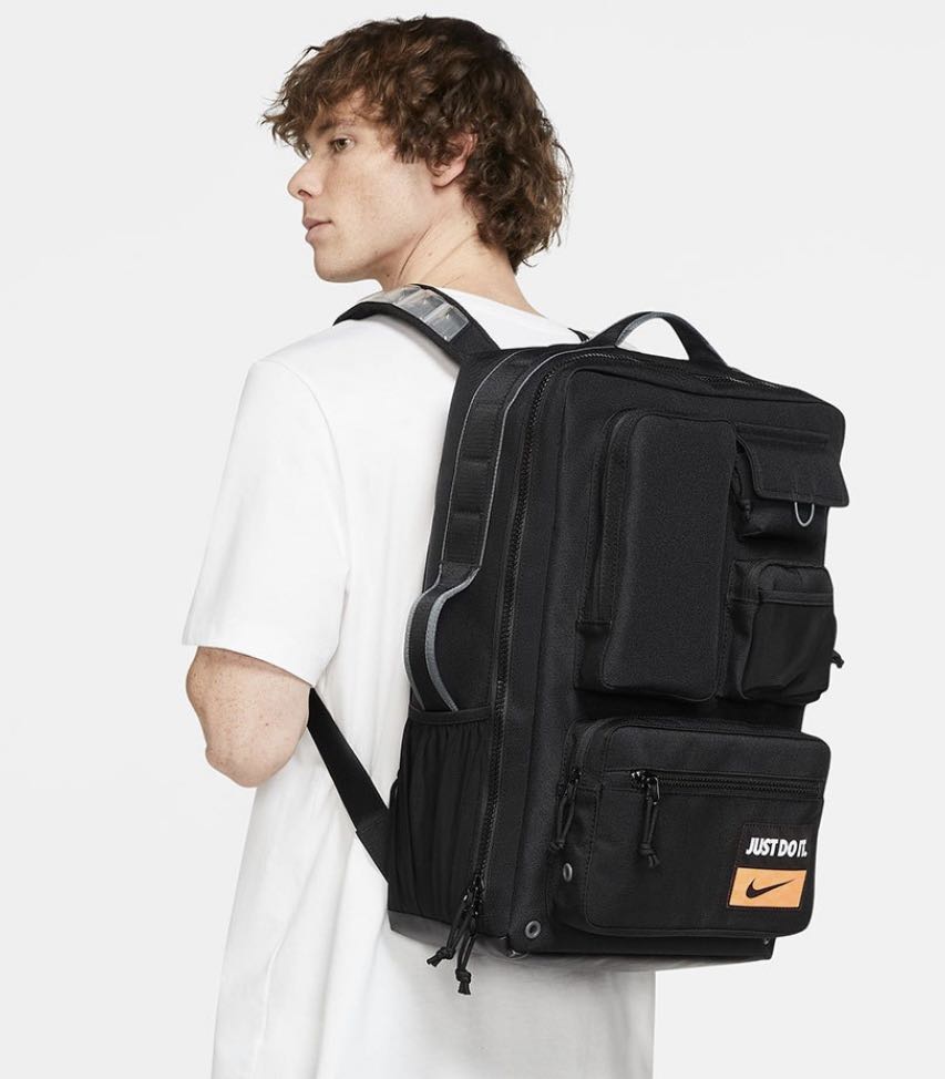 Tas Nike Utility Elite Backpack Black 32L Tas Punggung, Fesyen Pria