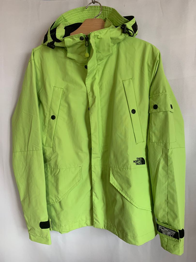 The North Face Neon Green Waterproof Outdoor Jacket, Men's Fashion ...
