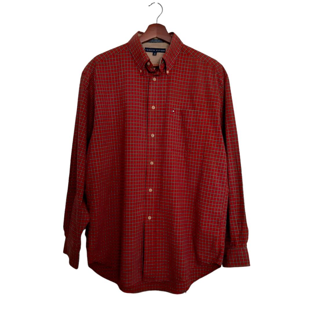 Tommy Hilfiger Buttondown long sleeves (Category: Tshirts & Polo Shirts ) located in Pasig City. Submitted by dual_time (Listing ID 1175172399, Image 1). Description: Tommy Hilfiger Buttondown Long Sleeves Size on tag: Medium Dimes: 24" x 32" In good condition complete with spare buttons ✅ Payment thru Gcash, BPI ✅ Shipping via GoGo Express, JnT or same day delivery apps like Grab, Lalamove, and Mr. Speedy ✅ COD via GoGo Express, Grab or Lala Pab