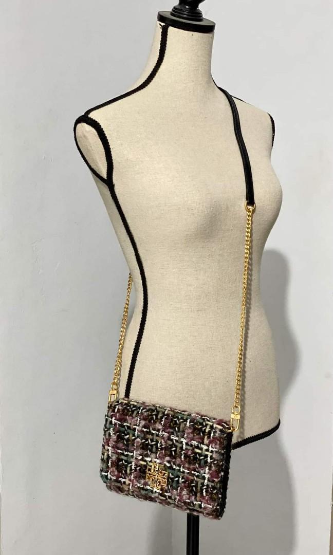 Tory Burch Britten WOC Tweed Crossbody Bag, Women's Fashion, Bags &  Wallets, Cross-body Bags on Carousell