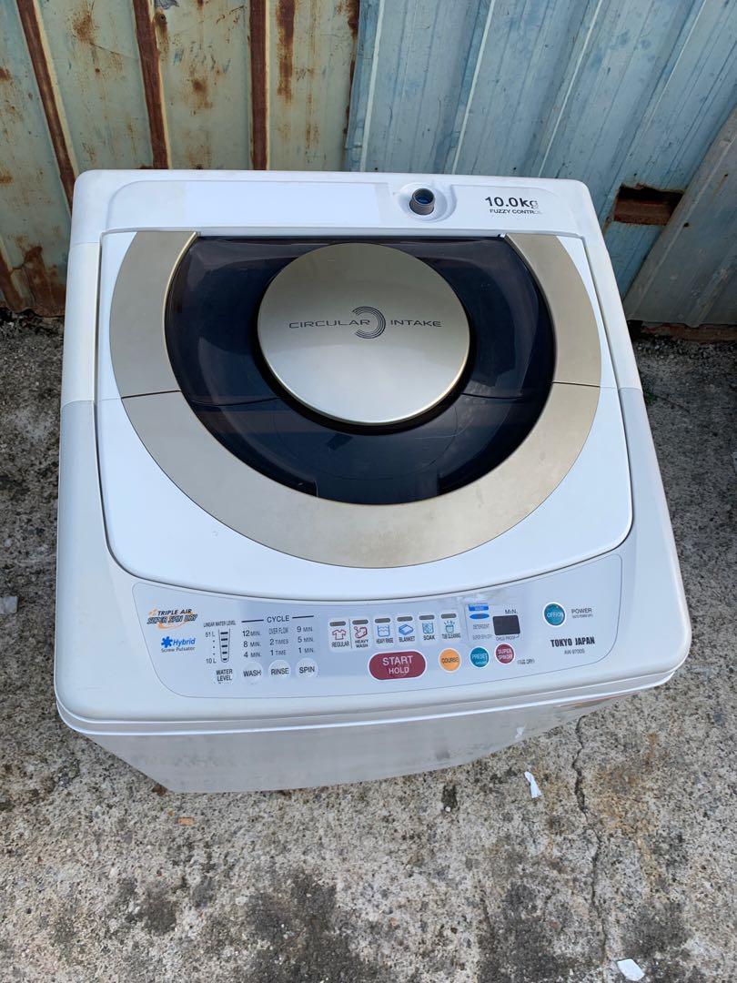 toshiba washing machine 10kg, TV & Home Appliances, Washing Machines