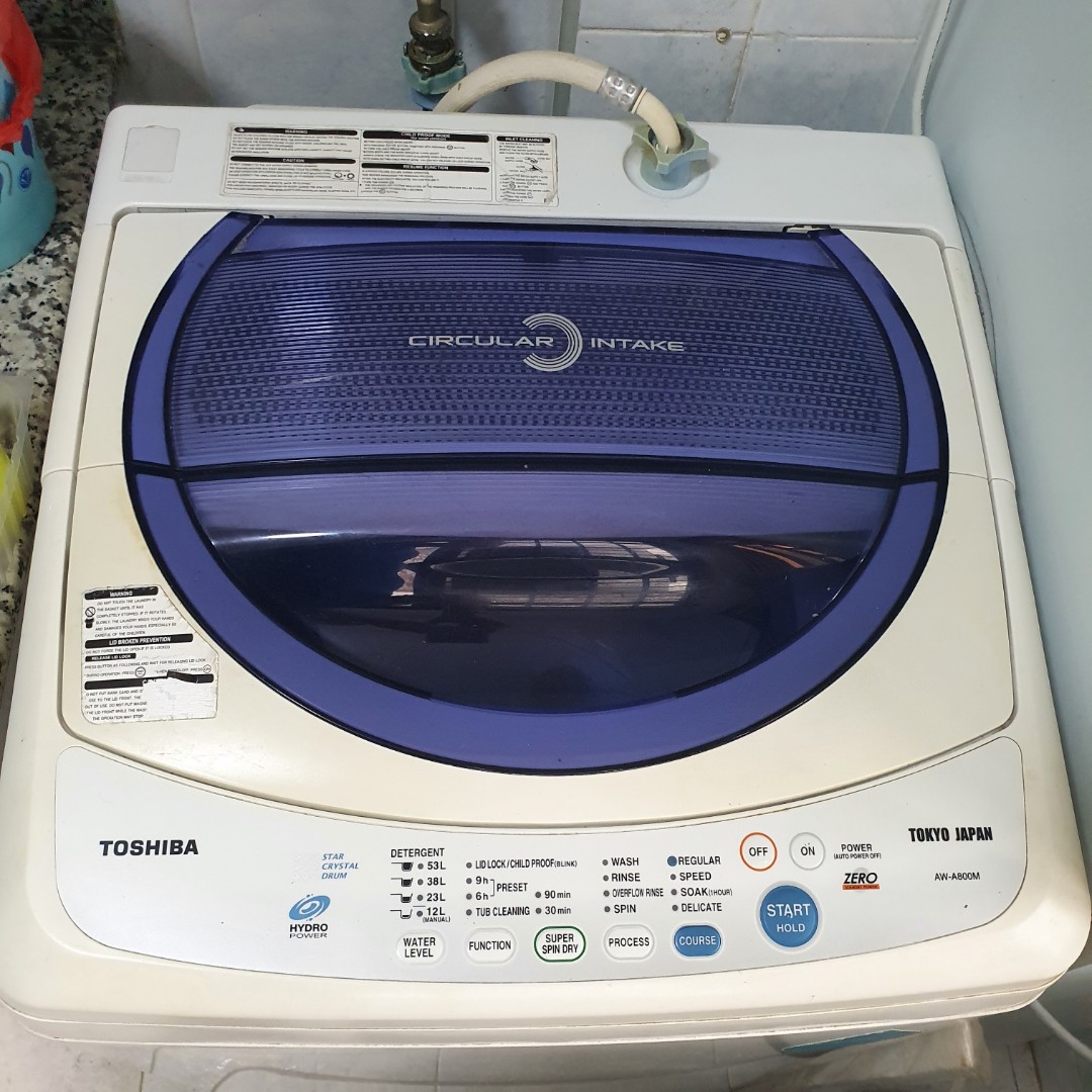 Toshiba Washing Machine AWA800M, TV & Home Appliances, Washing