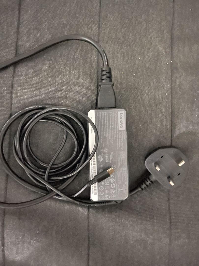 usb Type C charger laptop Lenovo 65W, Computers & Tech, Laptops