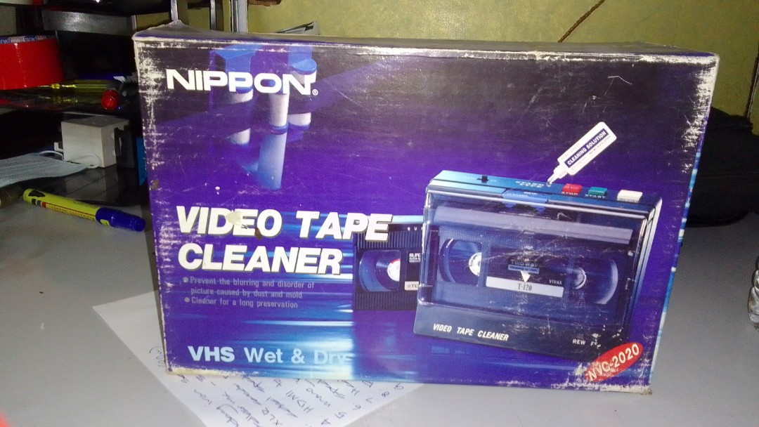 VHS tape cleaner.new old stock, Audio, Portable Audio Accessories on