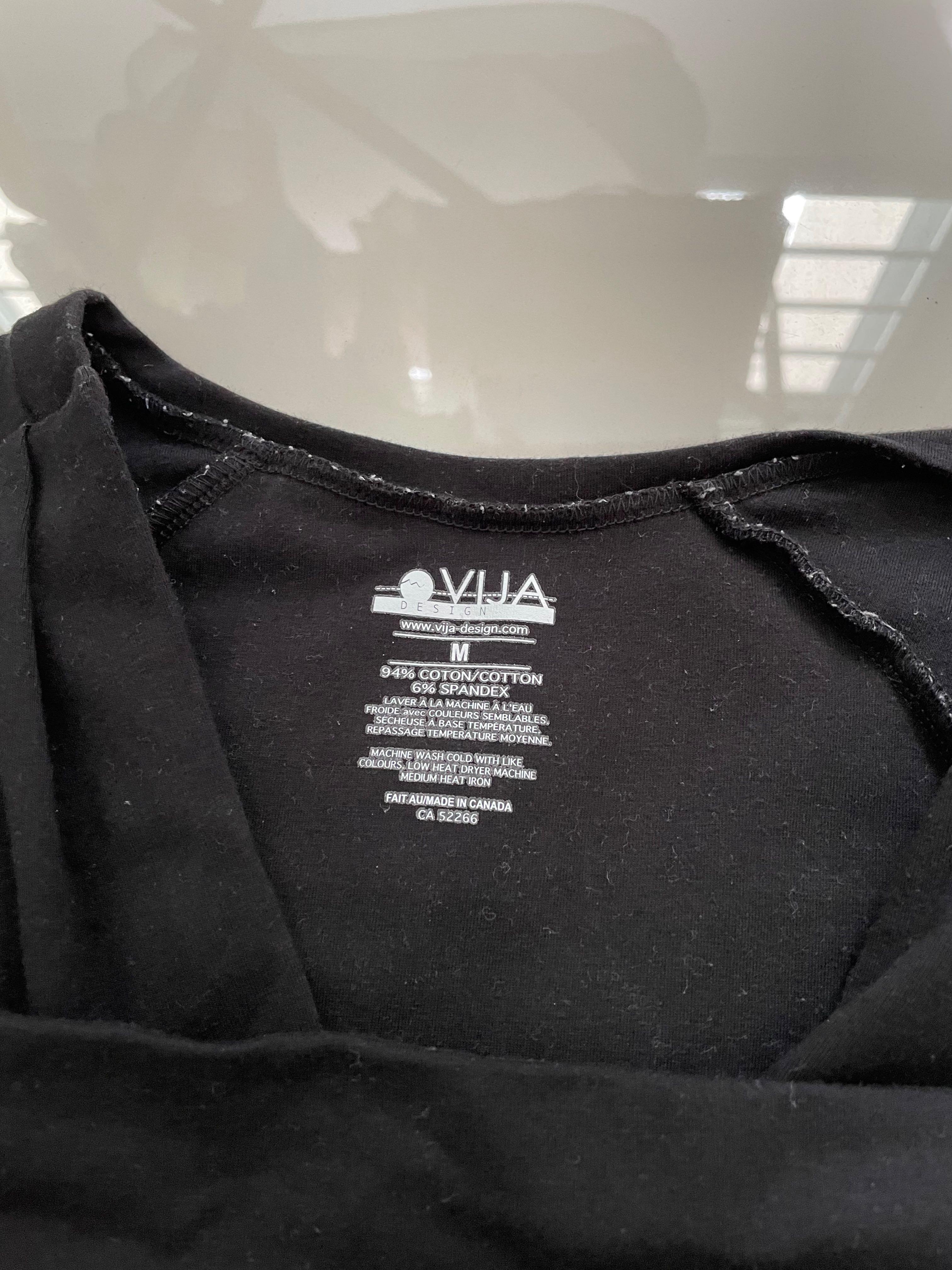 [VIJA Design] BLACK Basic Men's Skin-to-Skin Kangaroo T shirt, Men's ...