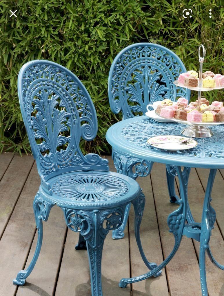 Vintage cast best sale iron chairs