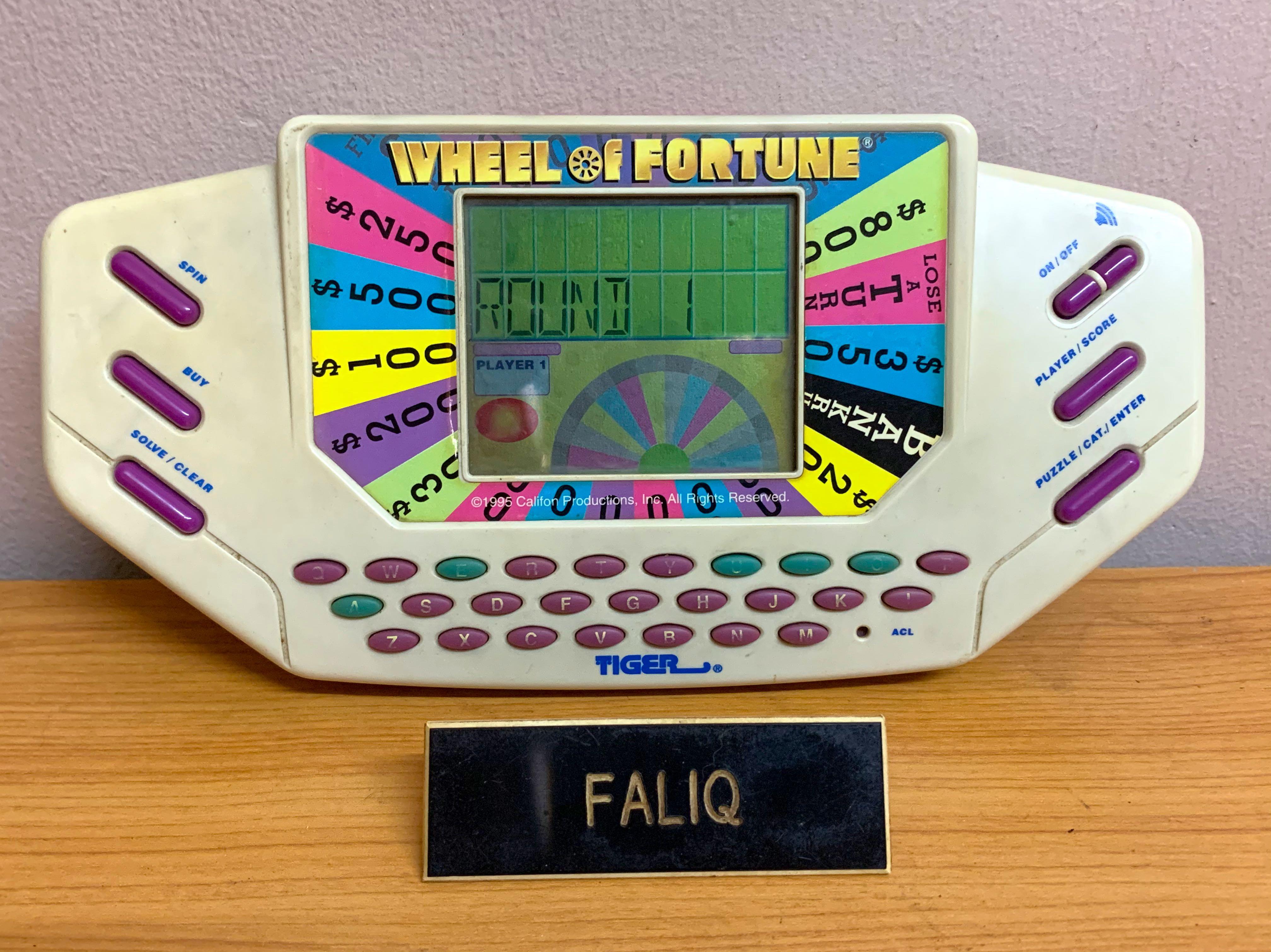 Wheel of new arrivals fortune tiger 1995