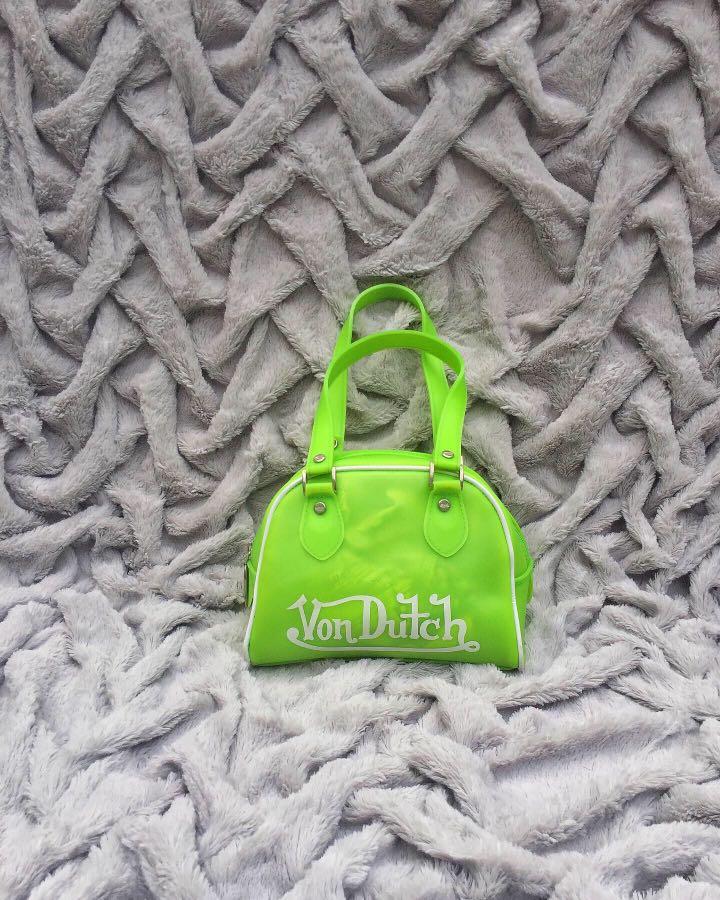 Von Dutch Green Jelly Bag