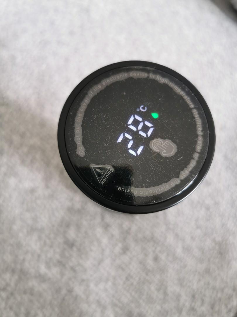 Warm water bottle temperature display, Furniture & Home Living