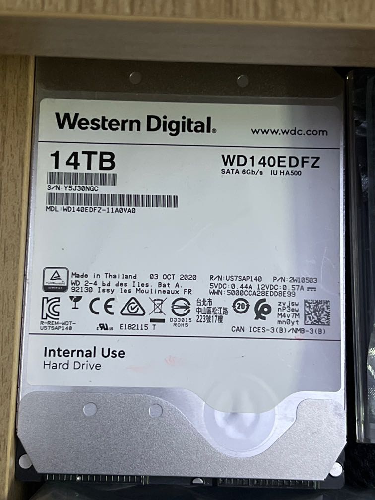 WD 14TB white label internal drive, Computers & Tech, Parts ...