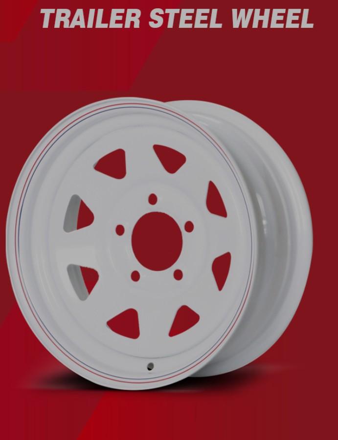 WHITE STEEL RIMS 13X4.5J 4X100 ET/OFFSET 0 STEELIES, Car Accessories ...