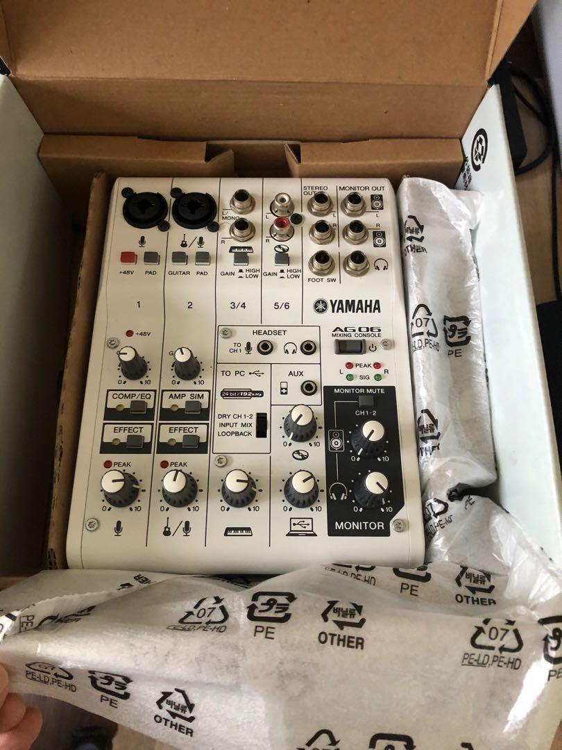 Yamaha AG06 Mixing Console, Audio, Other Audio Equipment on Carousell