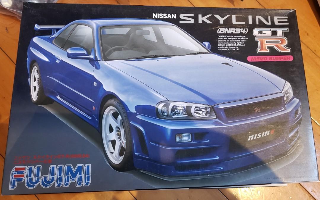 1 24 Nissan Skyline Bnr34 Gtr R34 興趣及遊戲 玩具 遊戲類 Carousell