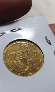 2002 - 10 Euro Cent Coin