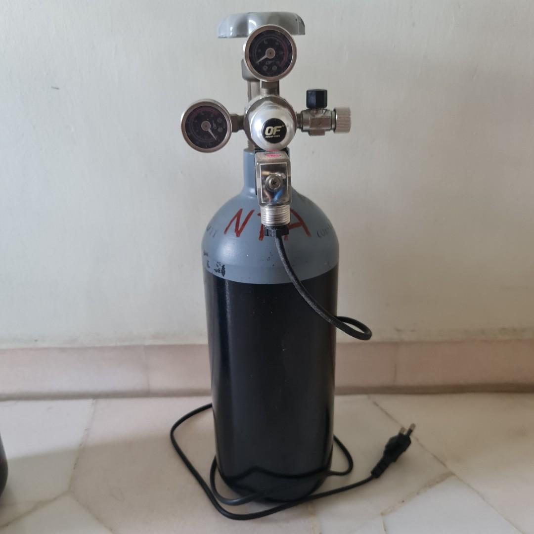 2L Co2 canister with Electric solenoid, Pet Supplies, Homes & Other Pet