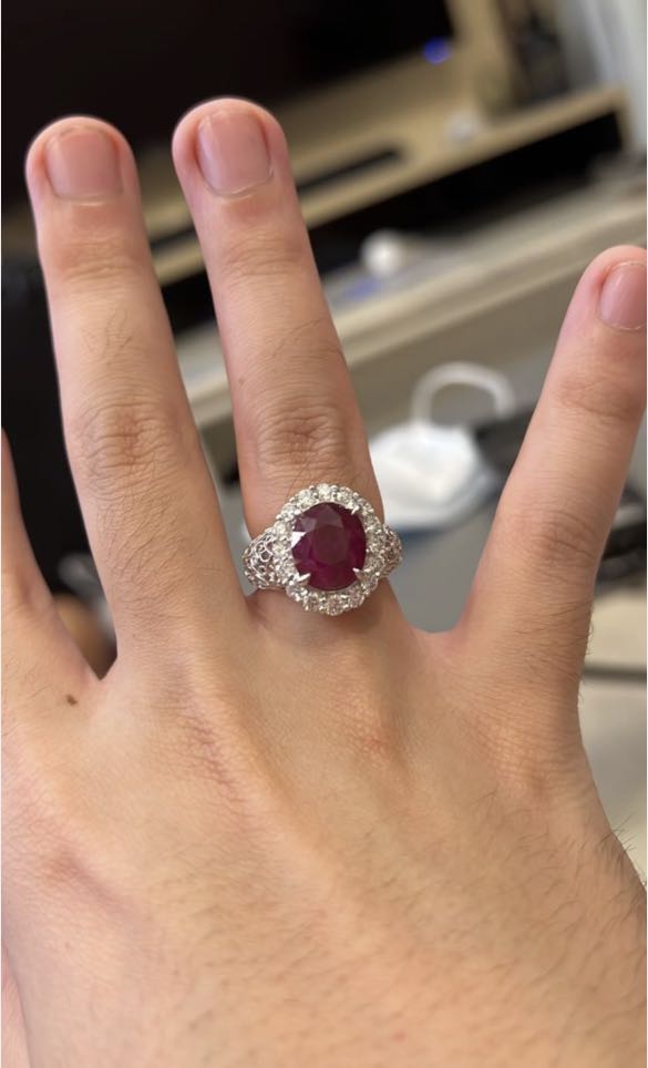 Real ruby rings for women sale