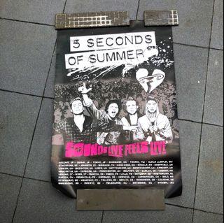 5SOS concert poster