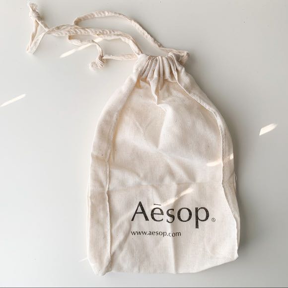 8.8 SALE AESOP Drawstring Cloth Bag Beauty Personal Care