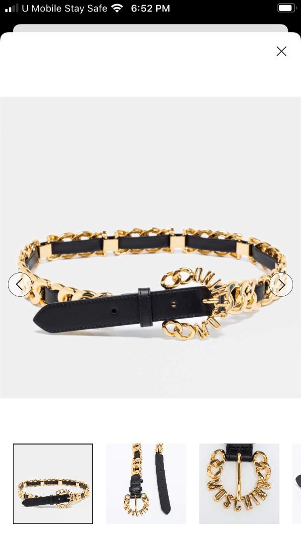 Moschino belt h&m hot sale