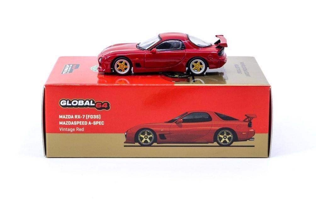 預訂代購動漫節限定2022 Tarmac Works 1/64 Mazda RX-7 (FD3S 
