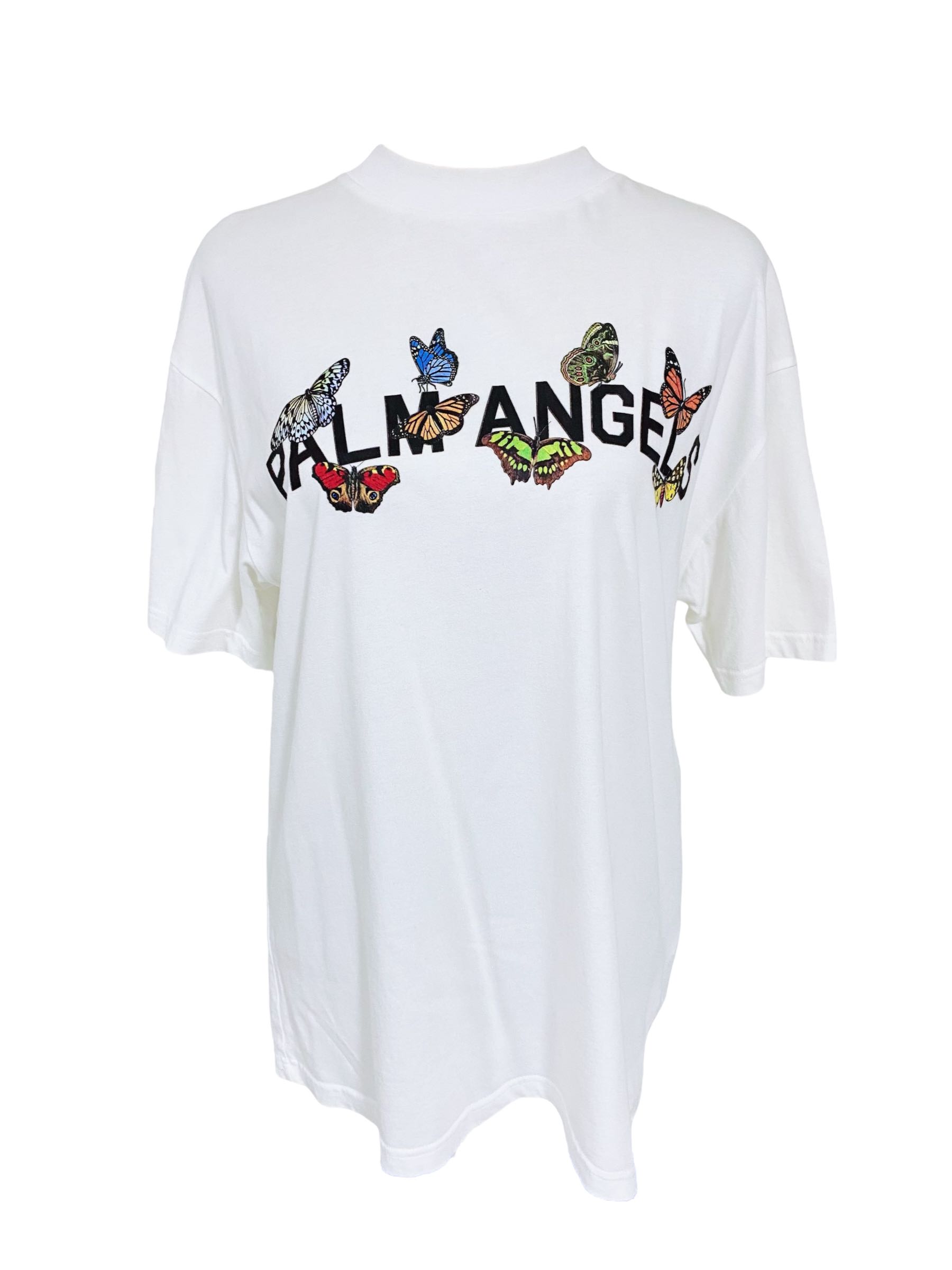 Palm angels outlet butterfly shirt