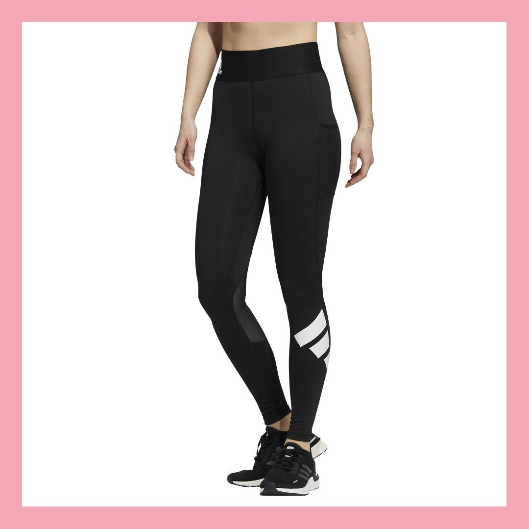 Adidas high rise tights, Women's Fashion, Activewear on Carousell