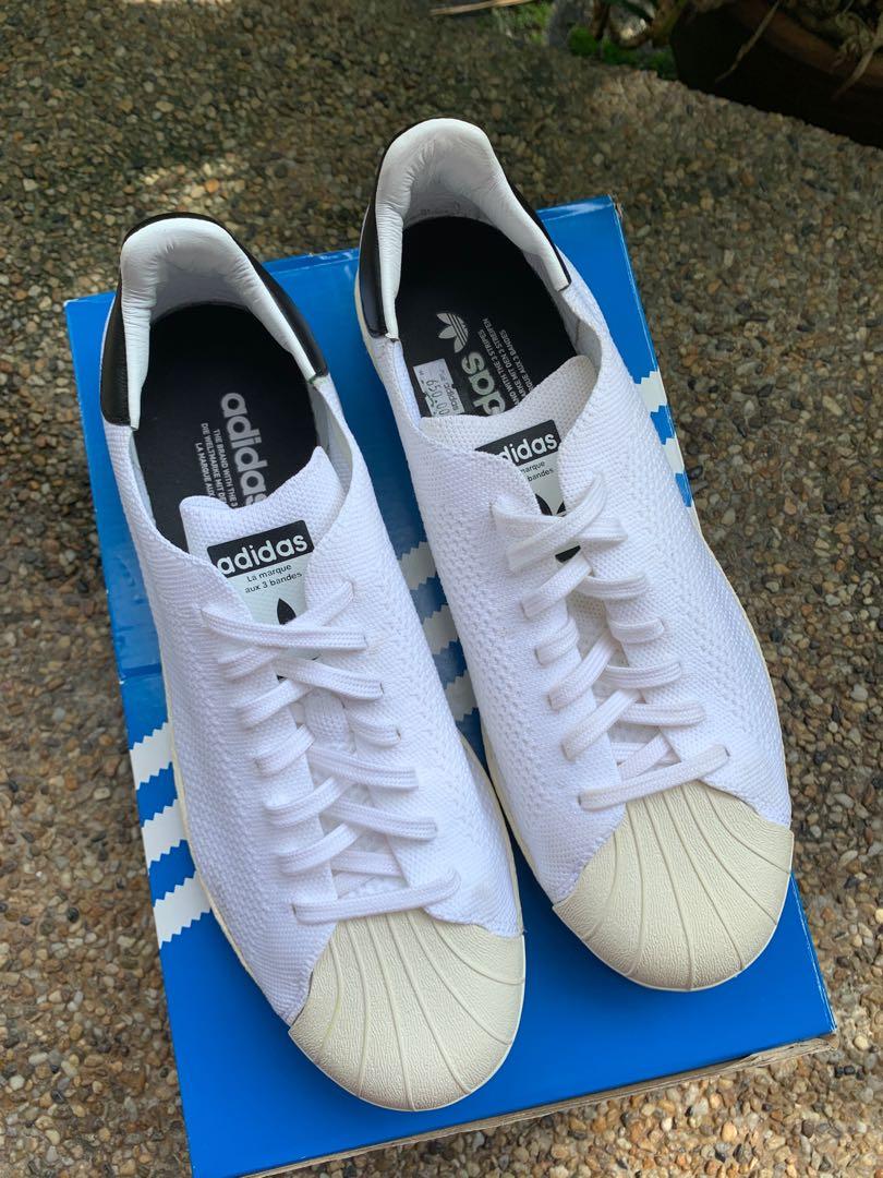Adidas originals superstar primeknit men shop Blue
