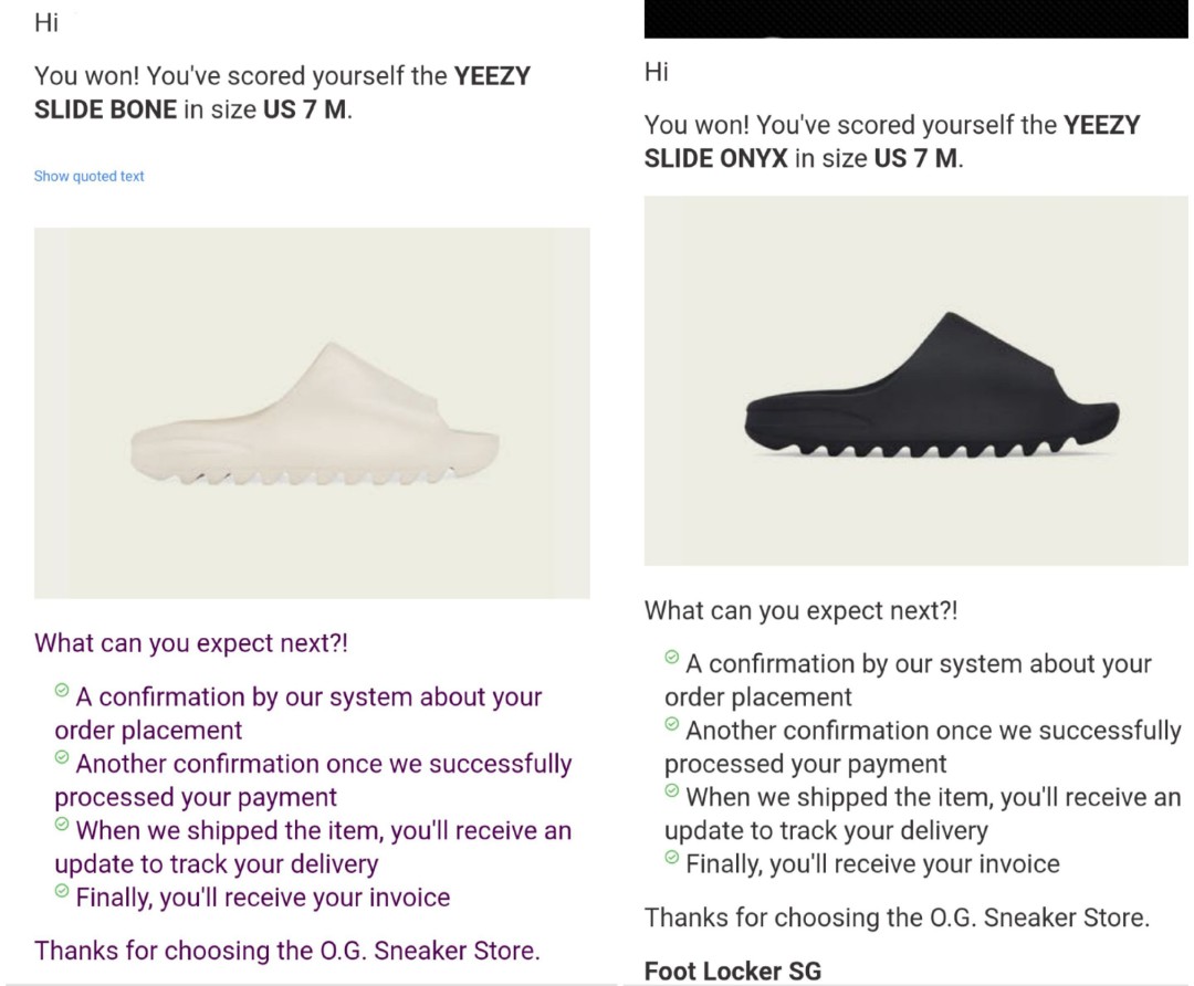 Adidas yeezy slides bone, onyx US7/UK7 size 7, Men's Fashion, Footwear,  Sneakers on Carousell