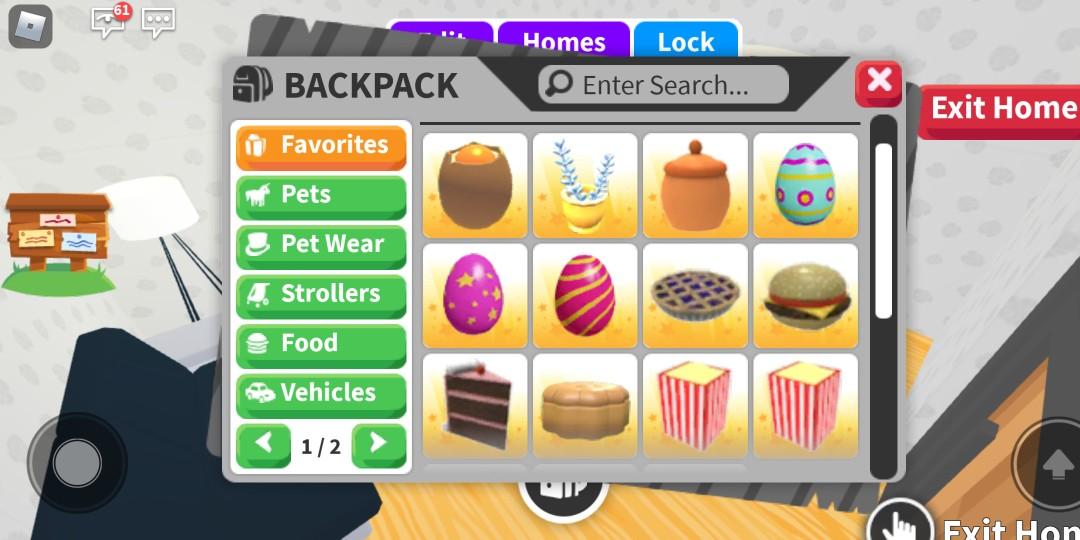 Adopt Me Old Food (Out of the Game), Video Gaming, Video Games