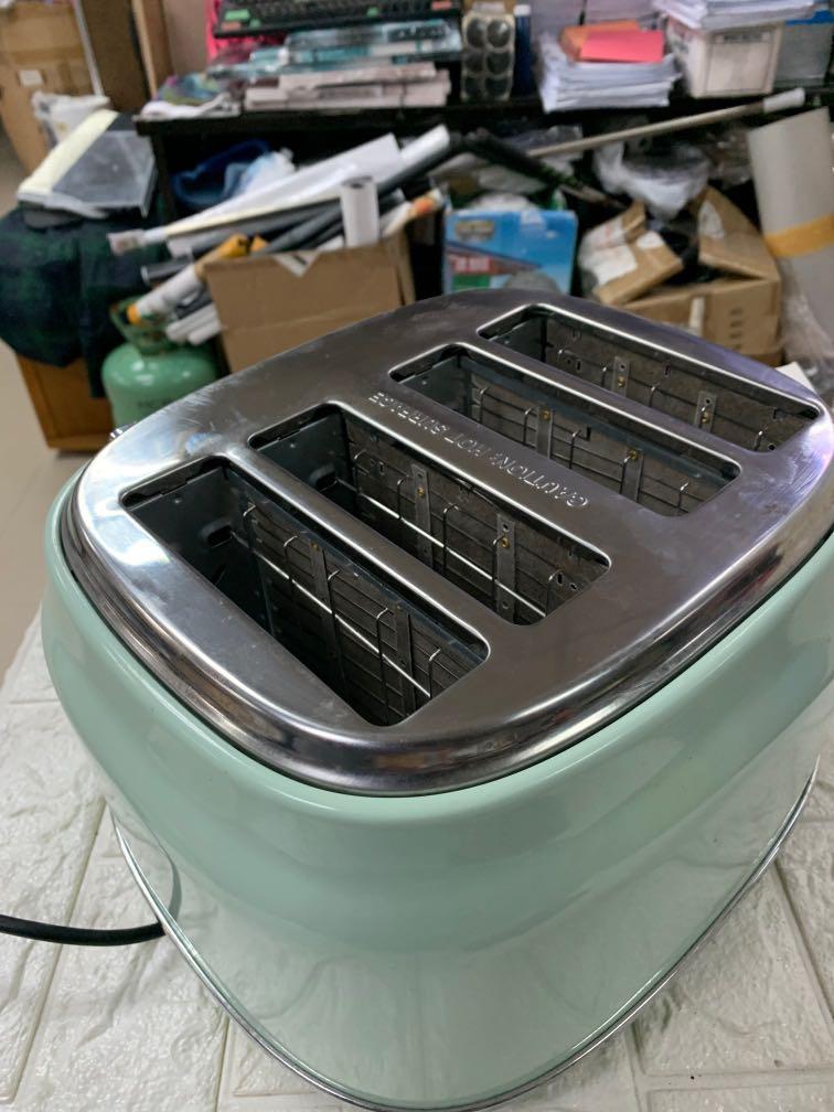 Anko 4 Slice Stainless Steel Retro Toaster, TV & Home Appliances