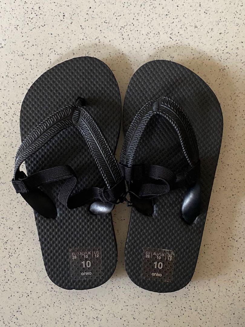 Boys slippers hot sale size 10