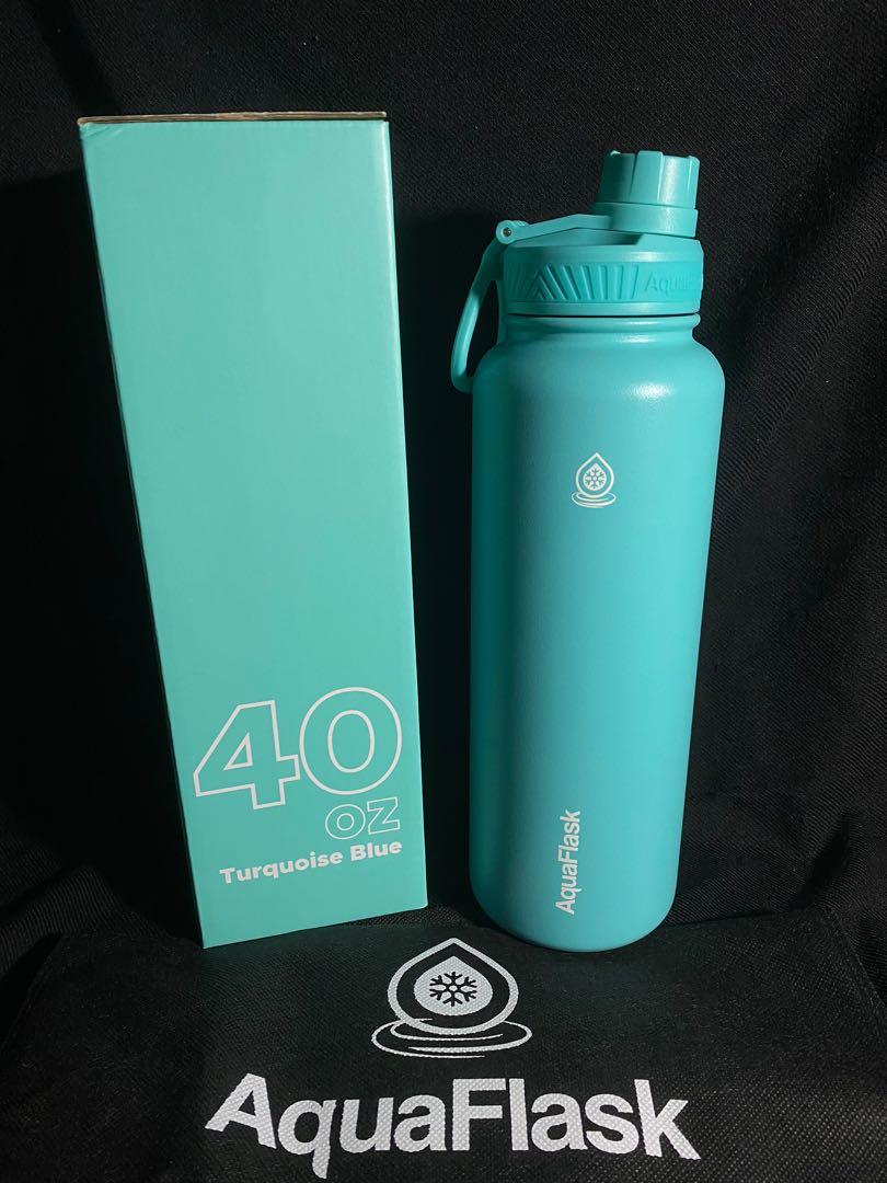 Aquaflask 40oz Turquoise Blue, Furniture & Home Living, Kitchenware