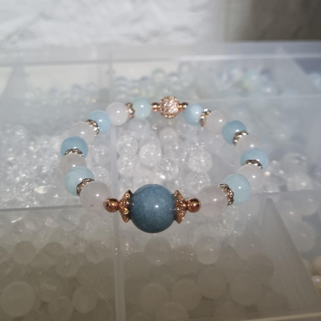 Light blue crystal bracelet new arrivals