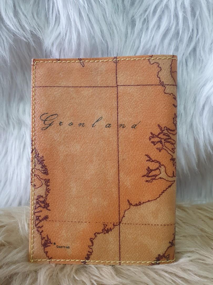 ALV BY ALVIERO MARTINI passport holder unisex leather various colors made  in Italy
