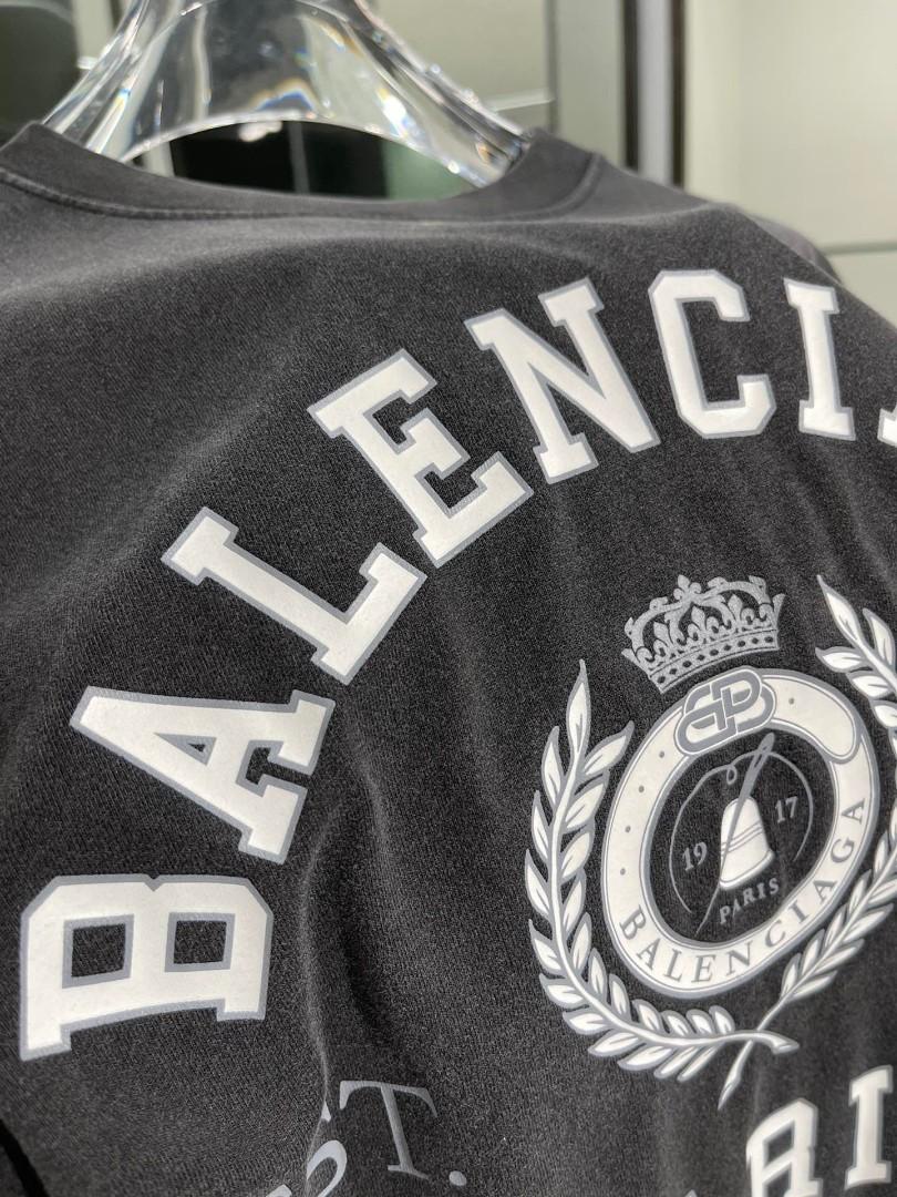balenciaga crown tee
