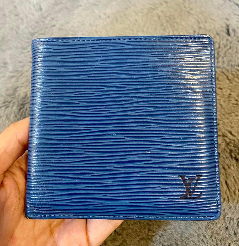 Louis Vuitton blue epi wallet, Luxury, Bags & Wallets on Carousell