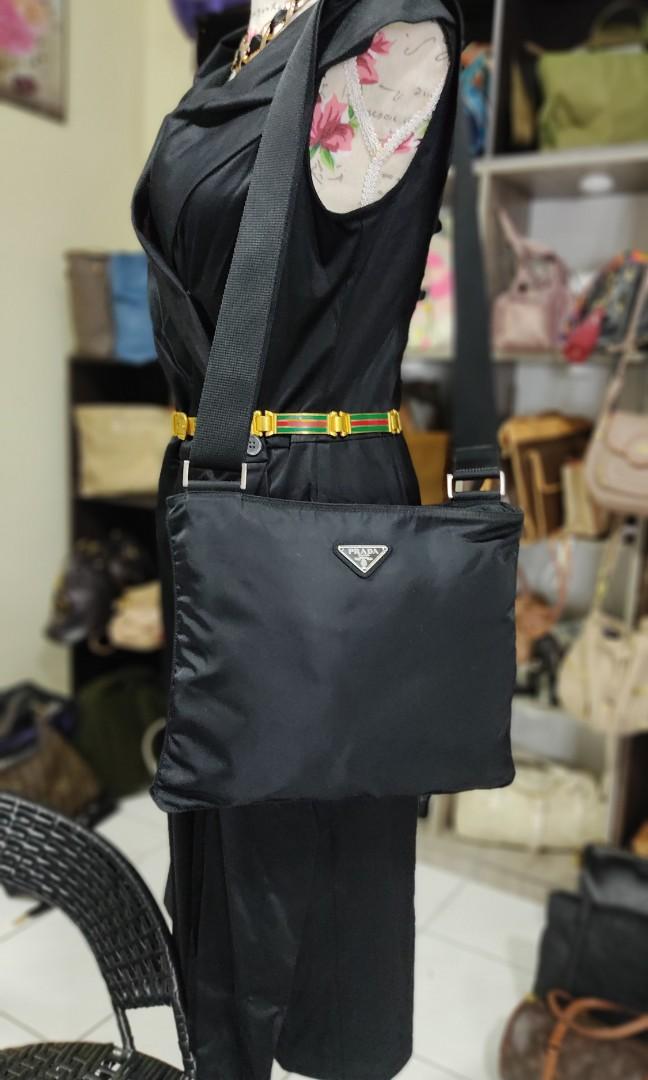 Authentic Prada Nylon Crossbody Bag 