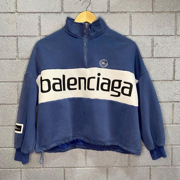 Balenciaga half zip discount jacket