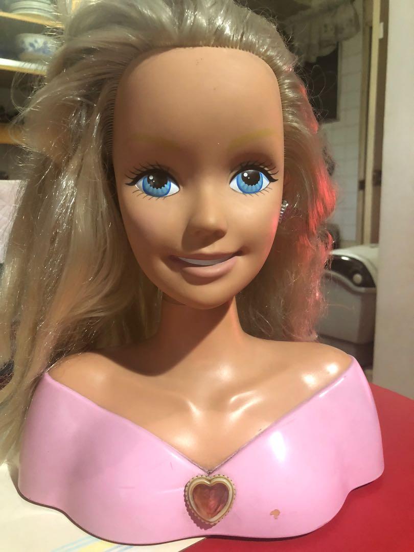 BARBIE Doll STYLING HEAD Blonde Barbie Blue Eyed Barbie Vintage