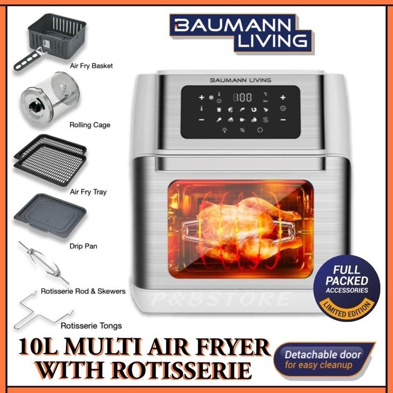 BAUMANN LIVING MULTI AIR FRYER XR WITH ROTISSERIE, TV & Home Appliances