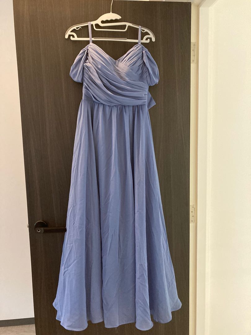 Beautiful pastel blue gown, Women's Fashion, Dresses & Sets, Evening