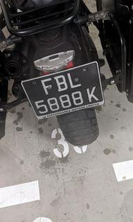 Nice number plate