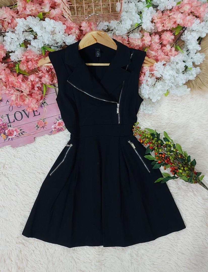 Black Mini Dress (Category: Dresses) located in Cainta. Submitted by vanchester (Listing ID 1175281089, Image 1). Description: Best fit: Medium ✔️ Cash on delivery available nationwide PM seller for questions..