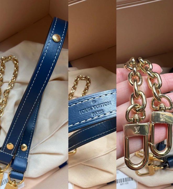 Brand New LV Louis Vuitton Loop Bag Navy Blue Denim Jacquard GHW