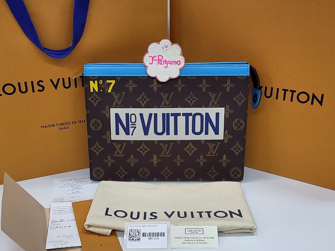 Brand New! Louis Vuitton Ltd Edition Pochette Voyage MM~M81204, Luxury,  Bags & Wallets on Carousell