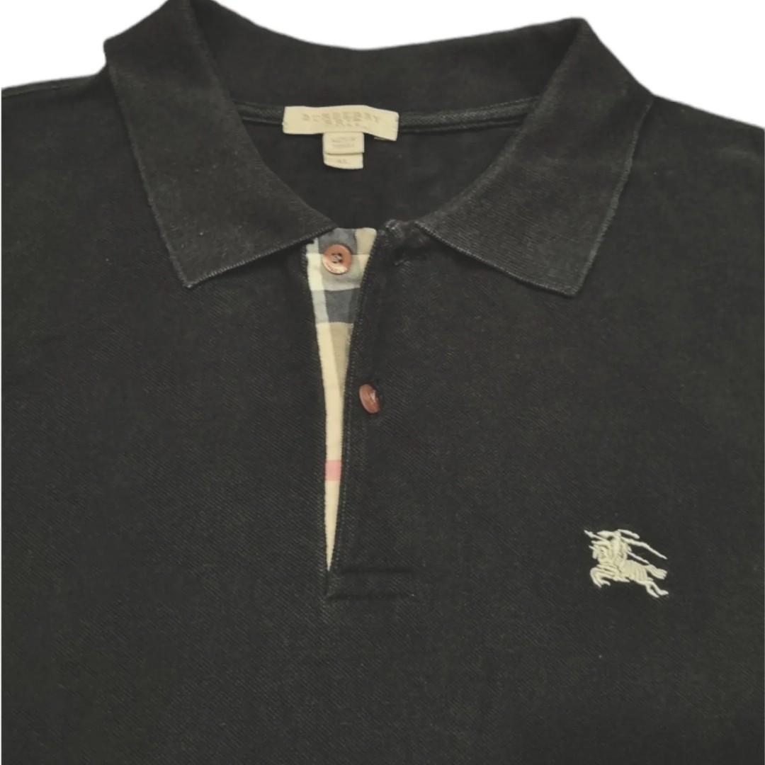 Burberry Brit Polo Tee, Luxury, Apparel on Carousell
