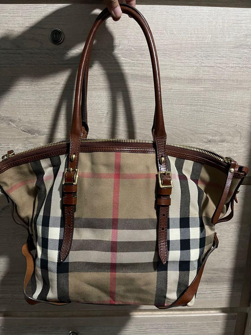 Burberry House Check Lambskin Bridle Salisbury Small Tote (SHF-mVCDxh) –  LuxeDH