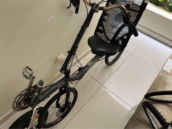 UPDATED Burley Hepcat Recumbent Bicycle Gray Import from US