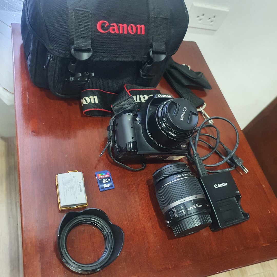 CANON DSLR Camera with accessories ALLIN, Photography, Cameras on Carousell